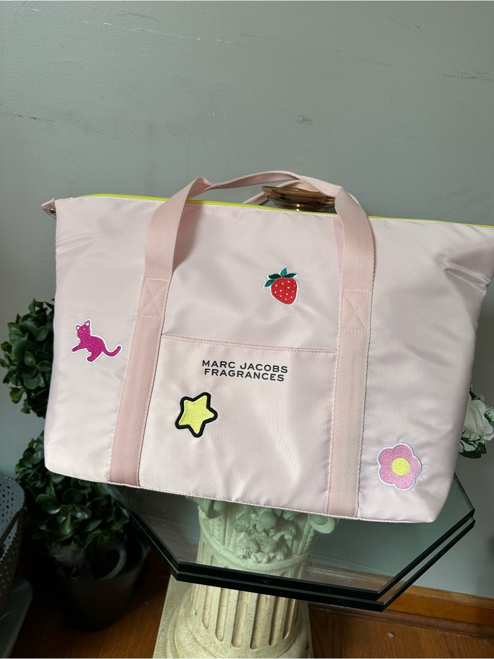 Marc Jacobs Pink Patchwork Weekender Tote - Picture 5 of 8